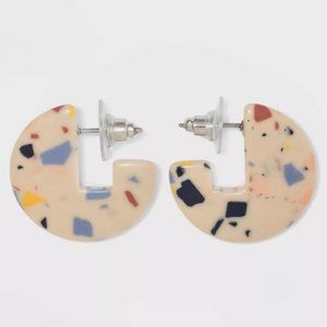 Terrazzo Disc Earrings
